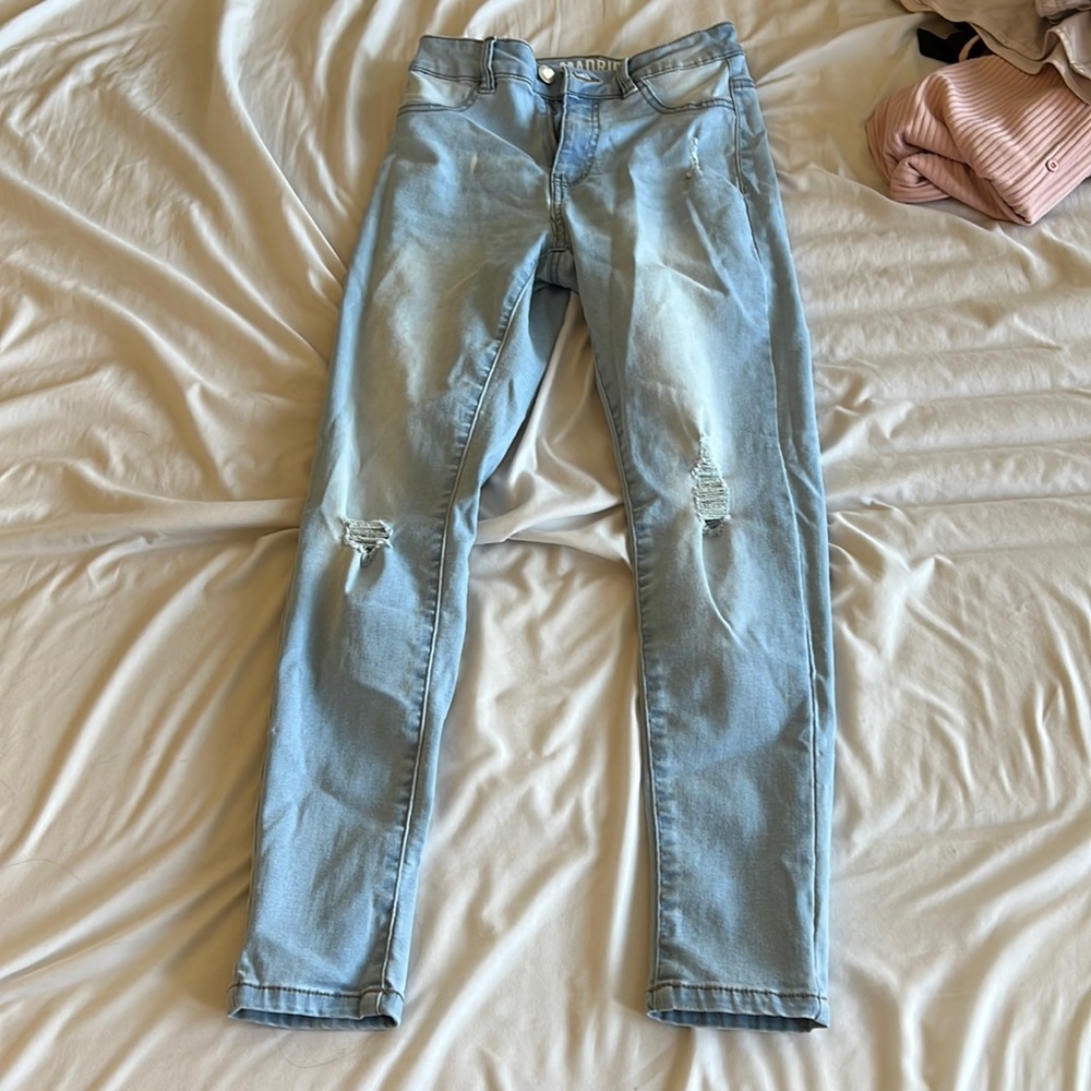 High rise jeggins in size 3